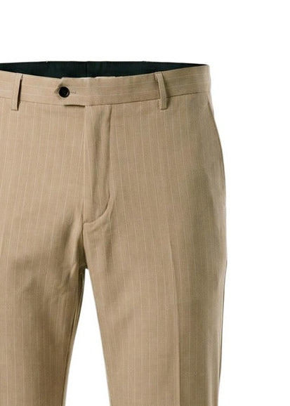Abito Uomo Mulish Beige Gessato con Bottoni
