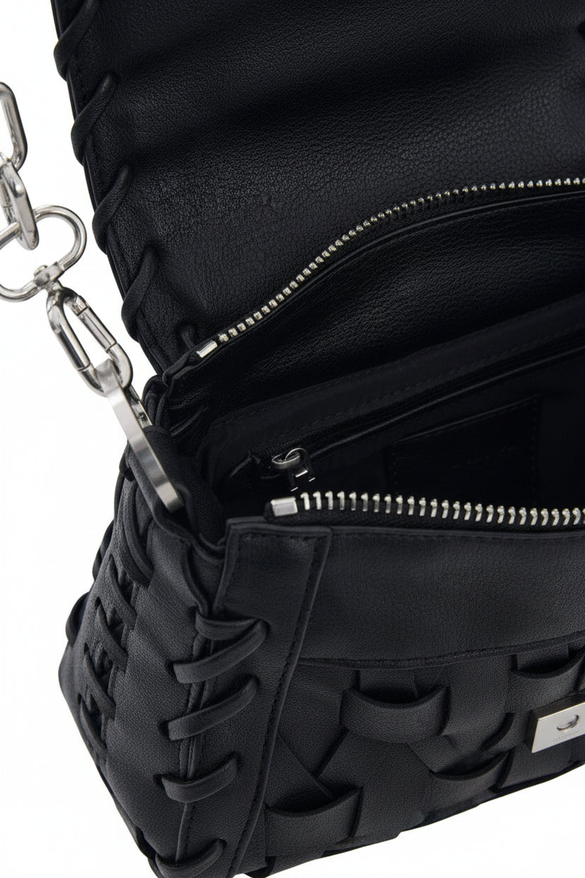 Borsa Donna Desigual Nera a Mano con Tracolla
