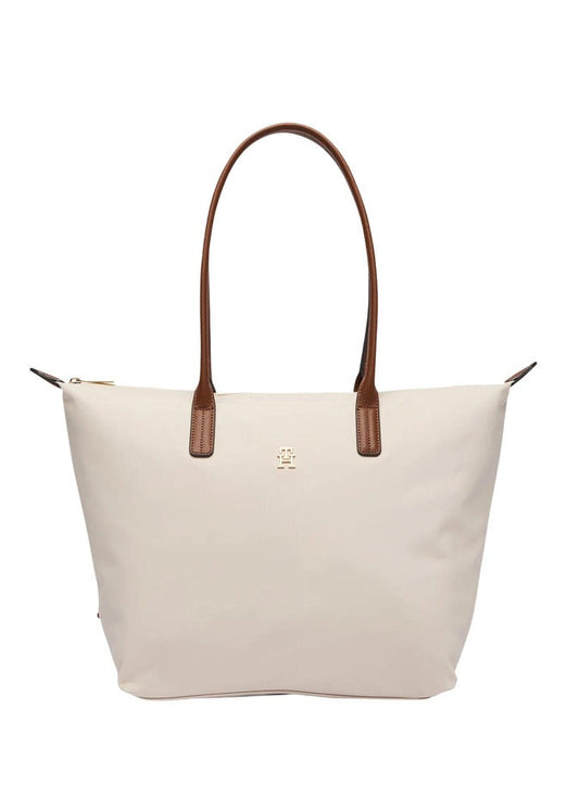 Borsa Donna Tommy Hilfiger Bianca Tote con Zip
