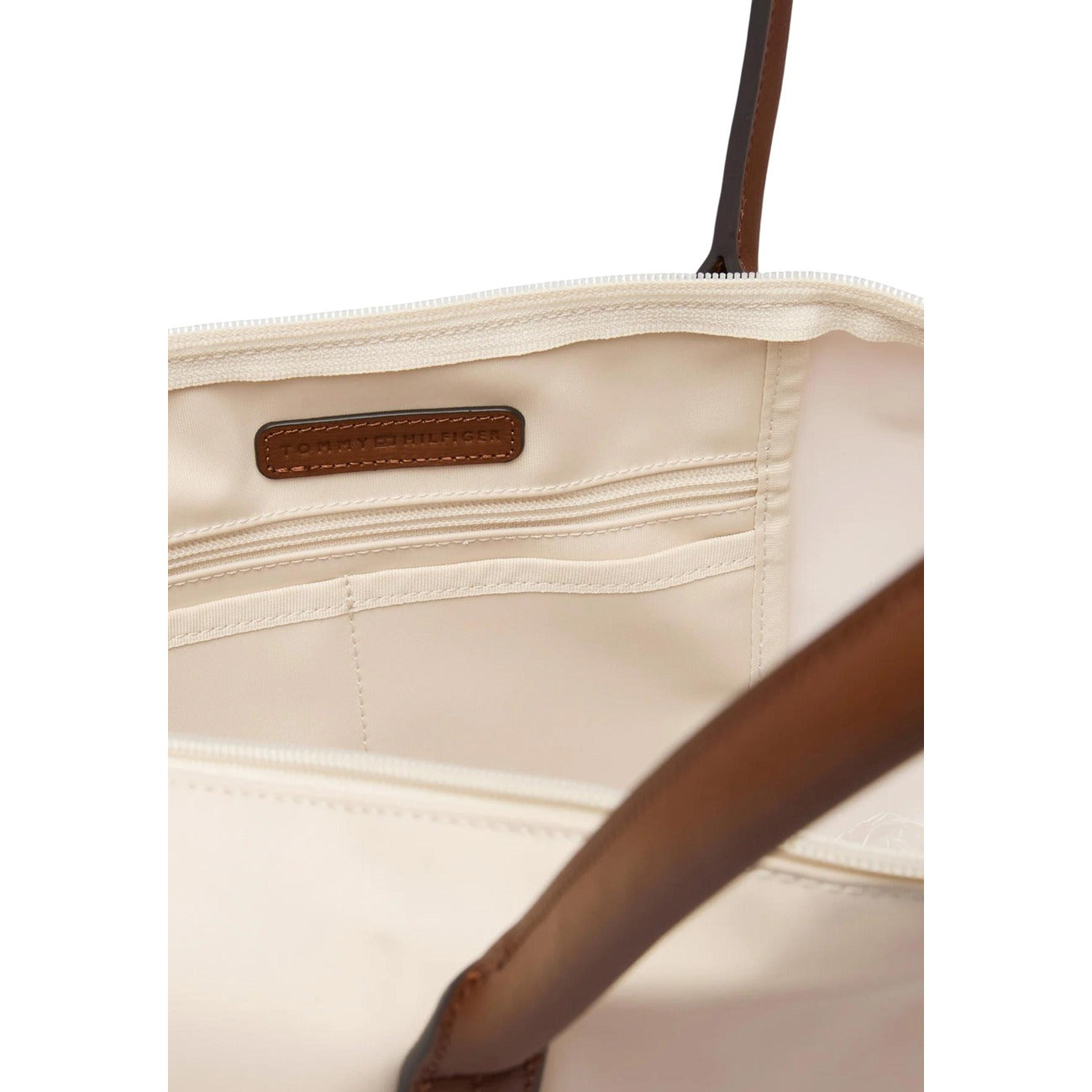 Borsa Donna Tommy Hilfiger Bianca Tote con Zip