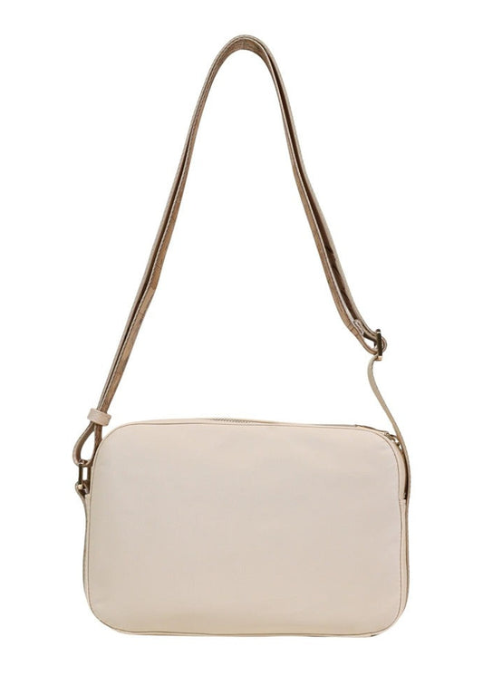 Borsa a Tracolla Alviero Martini Prima Classe Beige con Cerniera