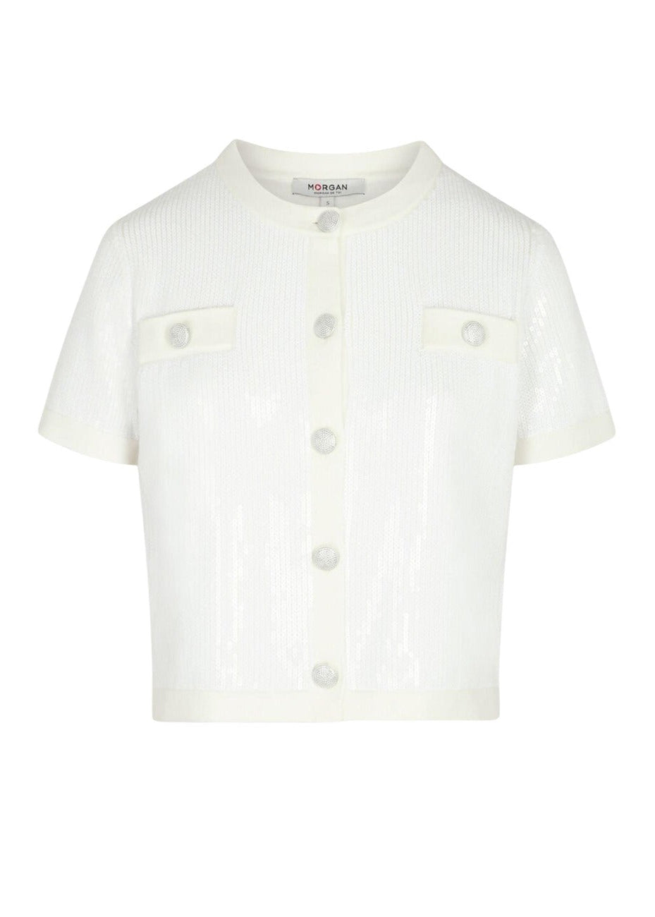 Cardigan Donna Morgan De Toi Bianco | Velvora
