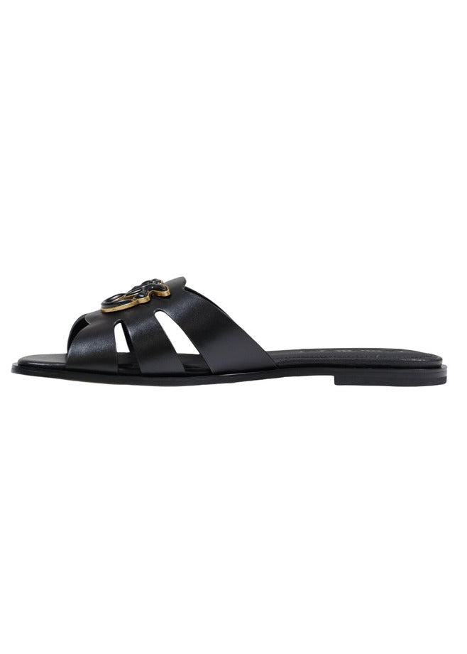 Ciabatte Donna Pinko Nere in Pelle