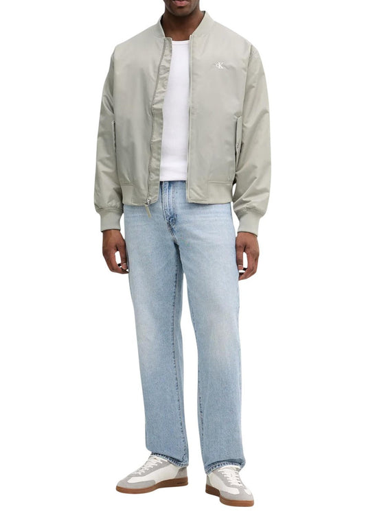 Giacca Uomo Calvin Klein Jeans Verde con Zip