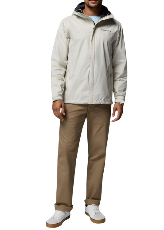 Giubbotto Uomo Columbia Grigio con Cappuccio e Zip