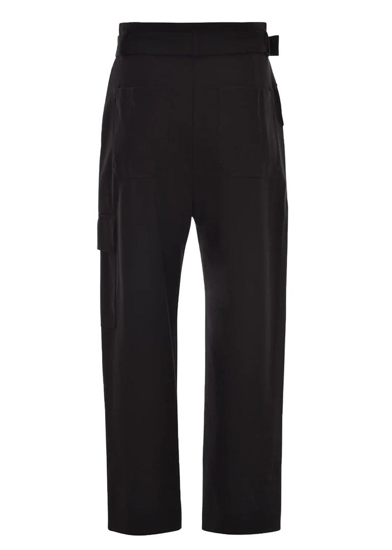 Pantaloni Donna Pinko Neri con Tasche Multiple