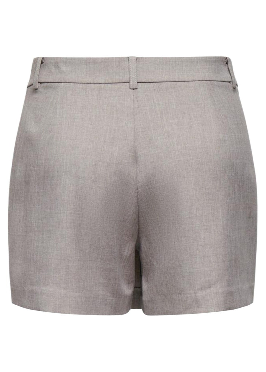 Shorts Donna Only Grigi con Zip