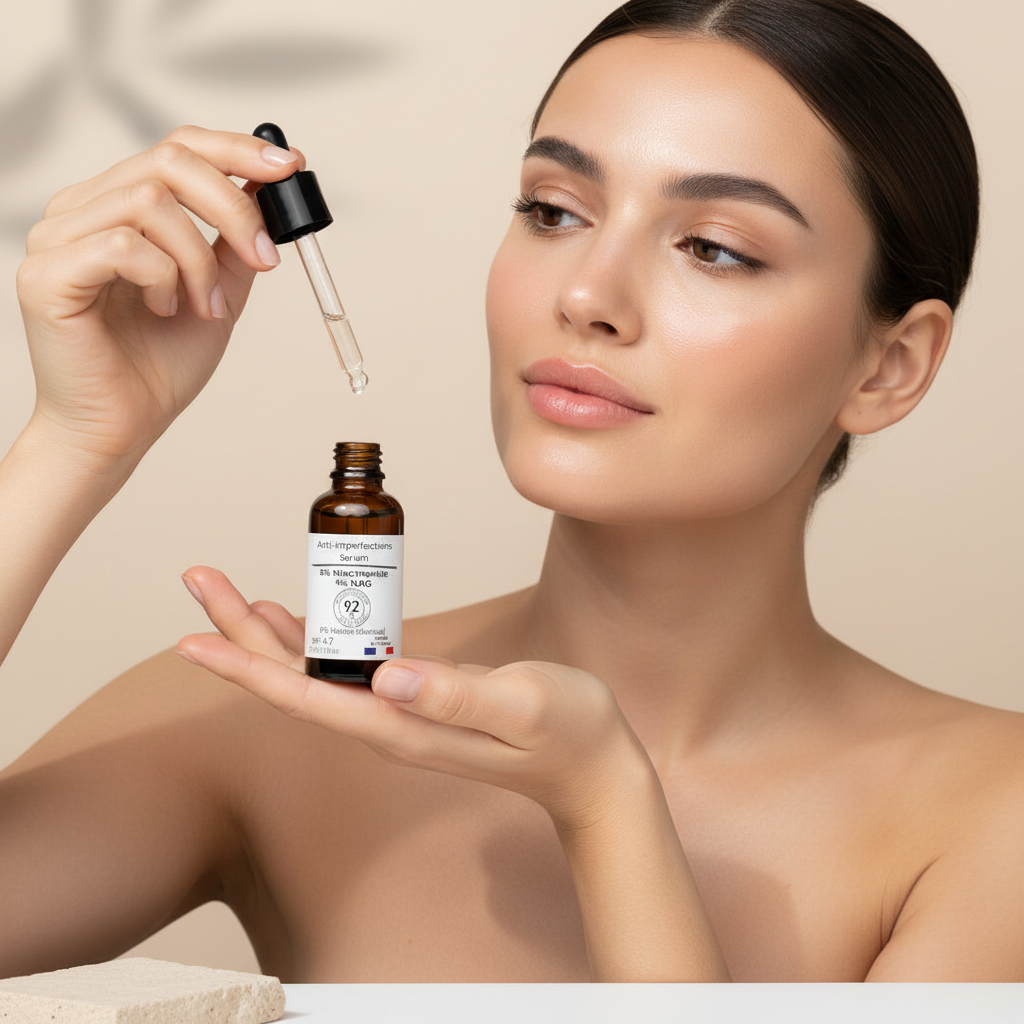 Siero Viso Niacinamide 8% con N-Acetyl Glucosamine – Pelle Uniforme e Luminosa