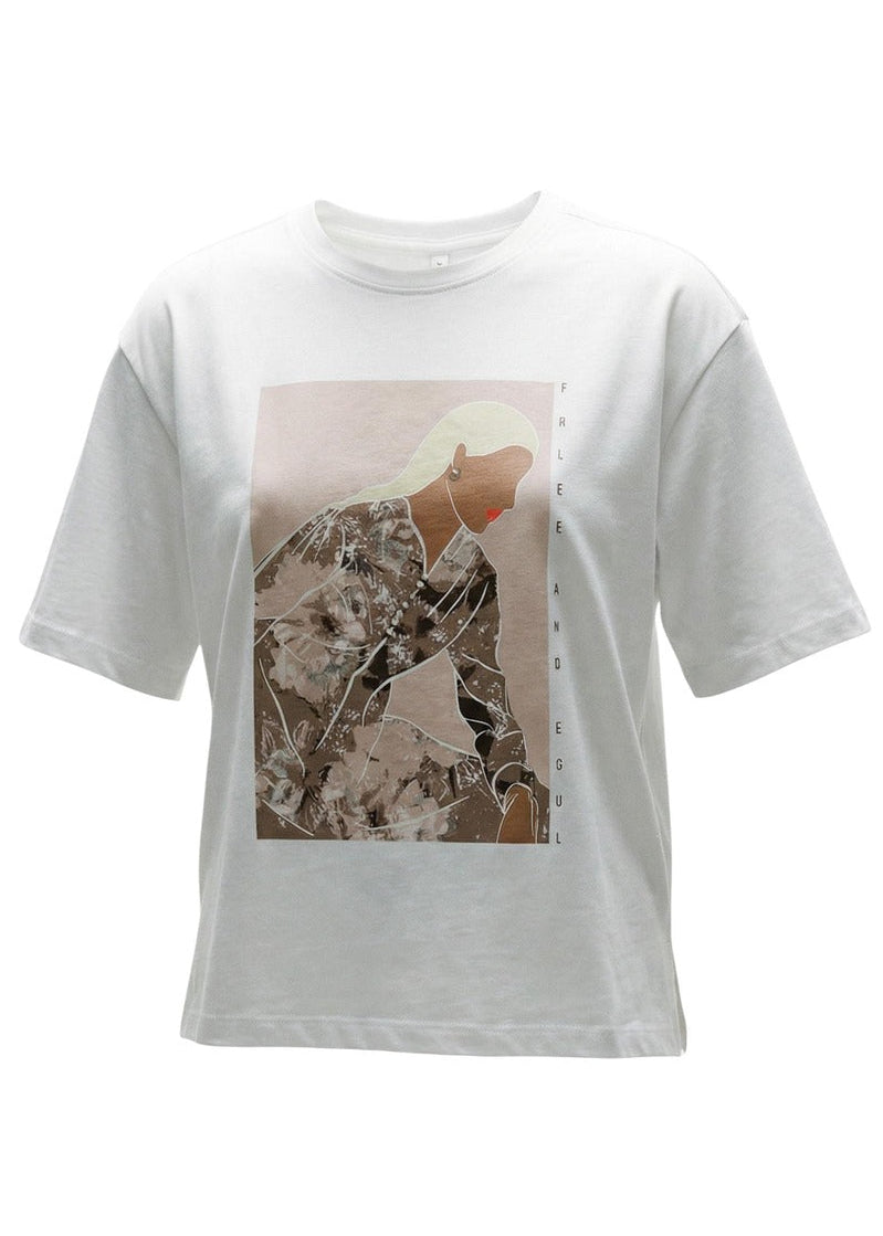 T-Shirt Donna Only Stampa Manica Corta
