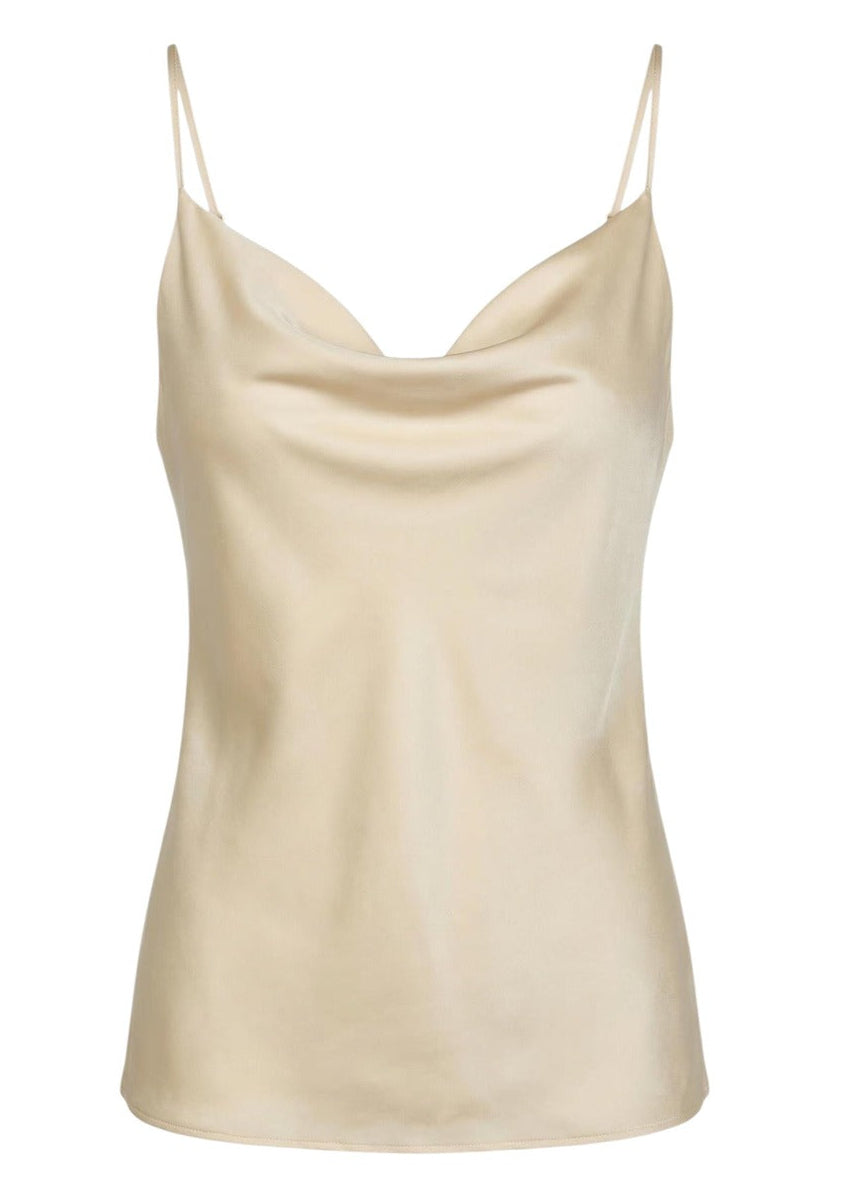 Top Donna Artigli Giallo con Scollo a V