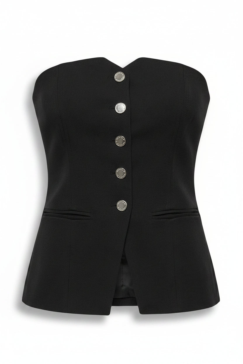 Top Donna Morgan De Toi Nero