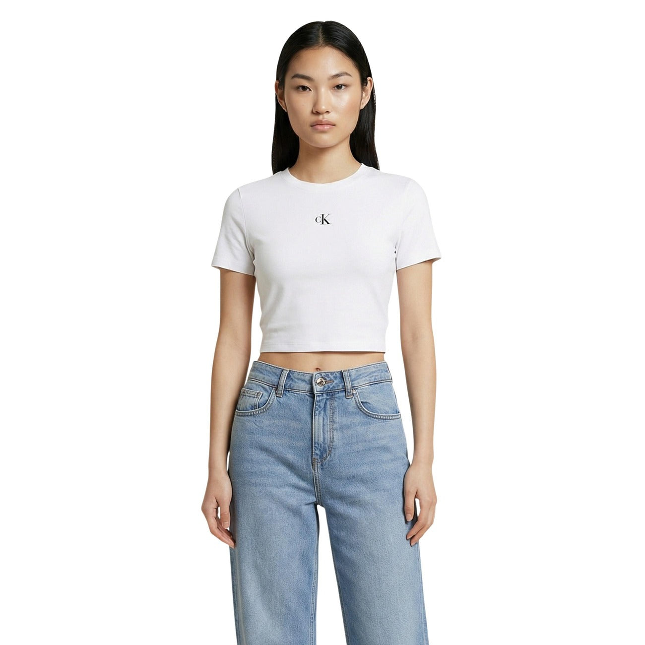 T-Shirt Donna Calvin Klein Jeans Manica Corta
