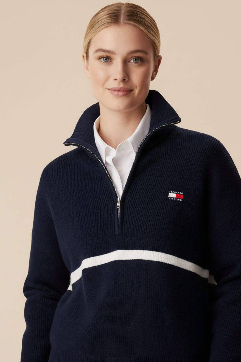 Maglia Donna Tommy Hilfiger Jeans a Righe