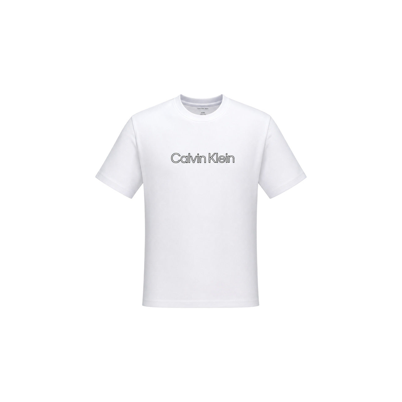 T-Shirt Uomo Calvin Klein Jeans Bianca Manica Corta