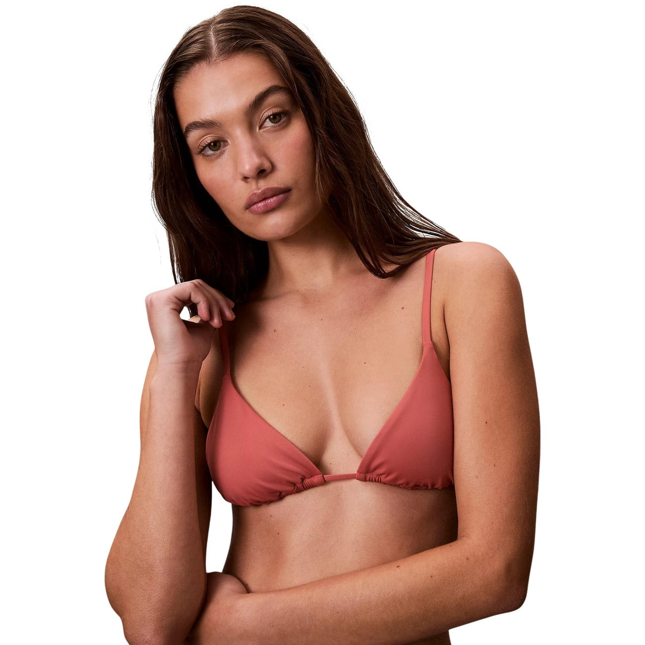Calvin Klein Jeans Women's Triangle Bikini Top