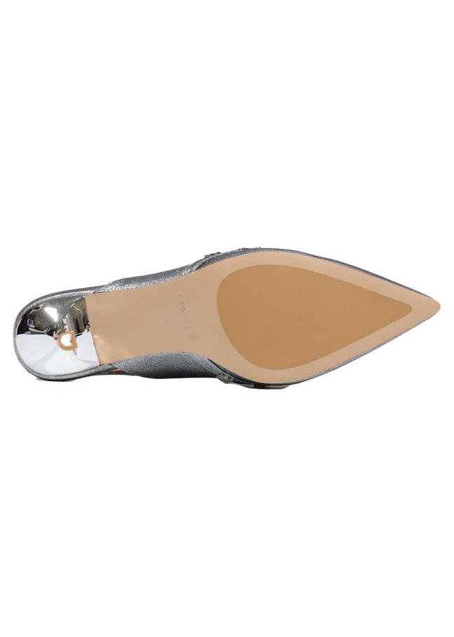 Sandali Donna Guess Argento Tacco a Spillo