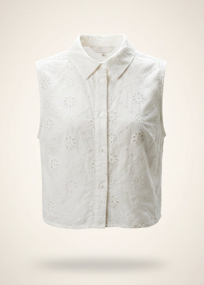 Blusa Donna Only Smanicata Scollo Tondo