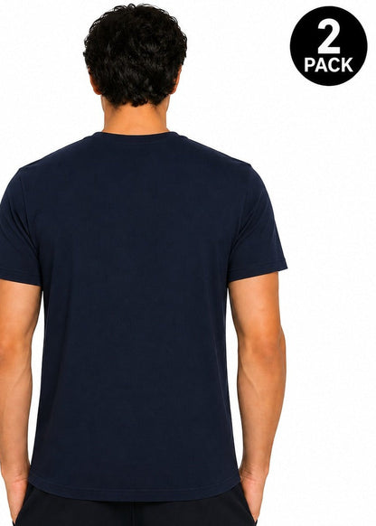 2 T-Shirt Intimo Uomo Roberto Cavalli Underwear Blu