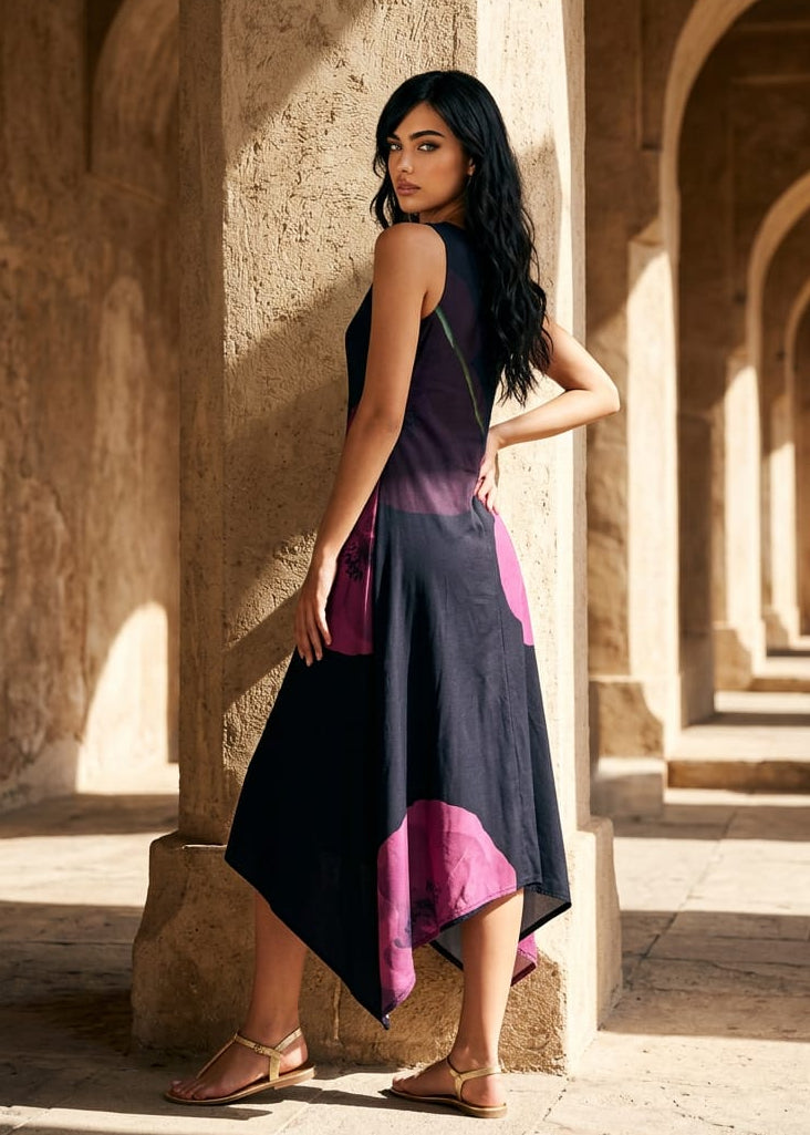 Abito Donna Desigual Nero Floreale