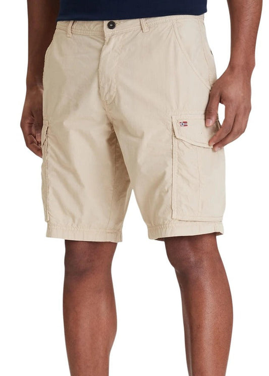 Bermuda Uomo Napapijri Beige in Cotone