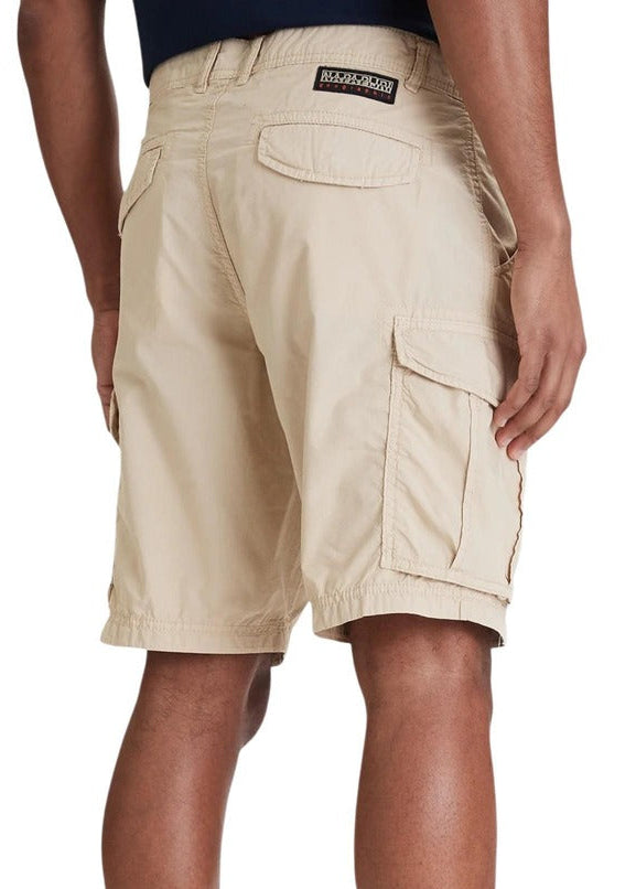 Bermuda Uomo Napapijri Beige in Cotone