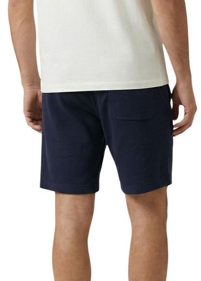 Bermuda Uomo Tommy Hilfiger Jeans Blu in Cotone Organico con Lacci