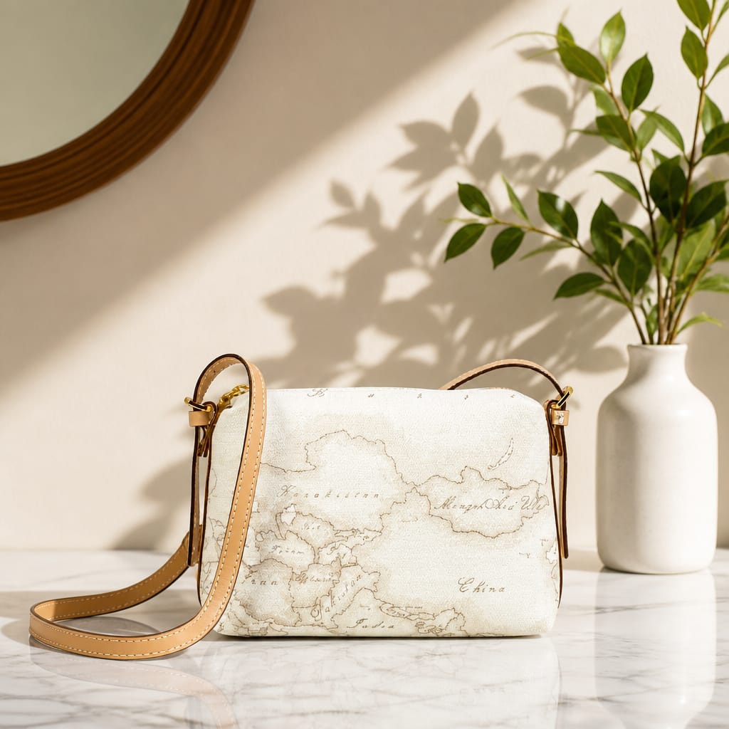 Borsa Donna Alviero Martini Prima Classe Bianca in Pelle