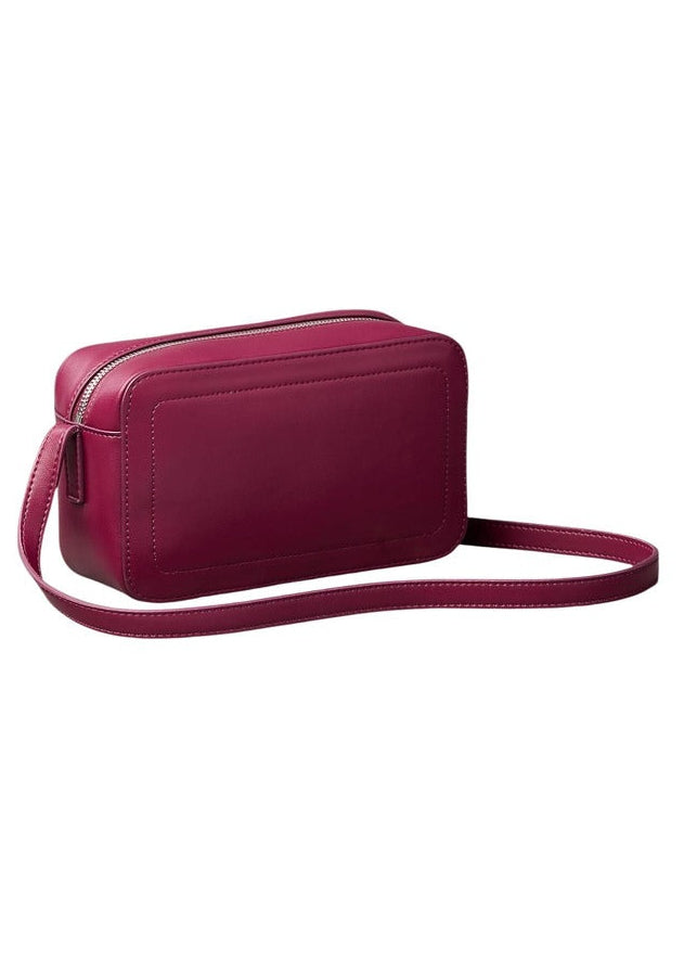 Borsa Donna Calvin Klein Bordeaux a Mano con Cerniera