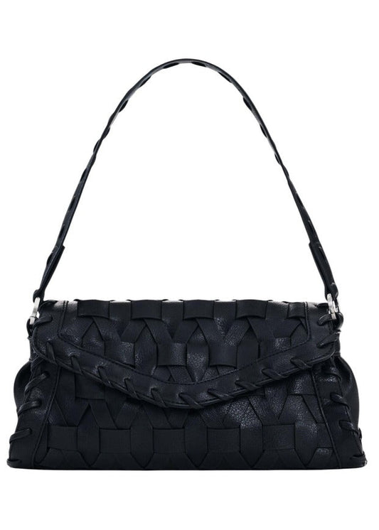 Borsa Donna Desigual Nera a Mano con Tracolla