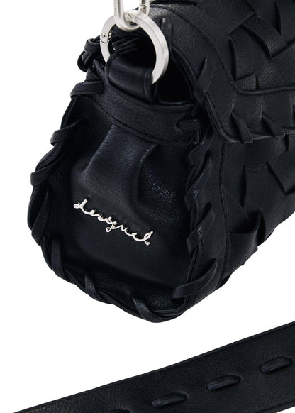 Borsa Donna Desigual Nera a Mano con Tracolla