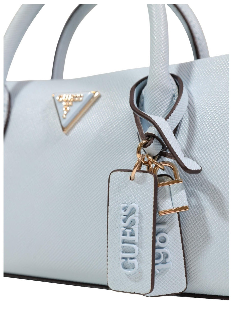 Borsa Donna Guess Azzurra a Mano con Zip