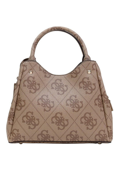 Borsa Donna Guess Beige con Stampa e Tracolla