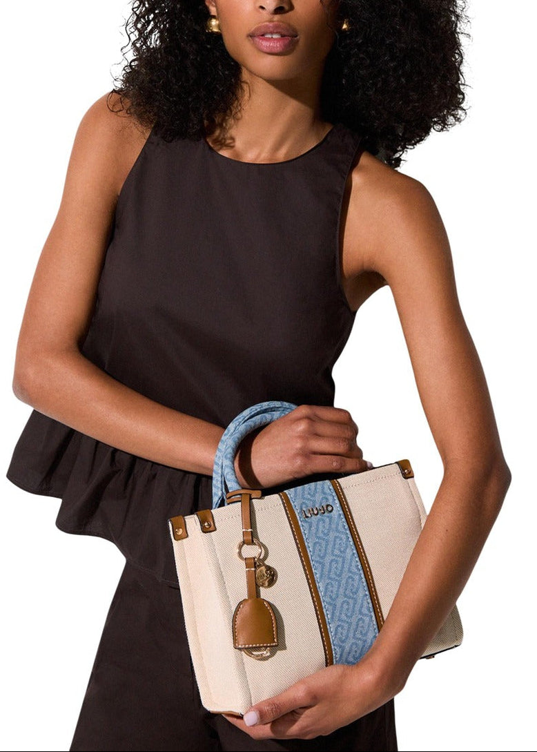 Borsa Donna Liu Jo Beige a Mano con Tracolla