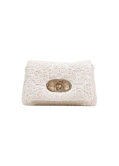 Liu Jo Damenhandtasche Beige mit Schultergurt und Knopfverschluss