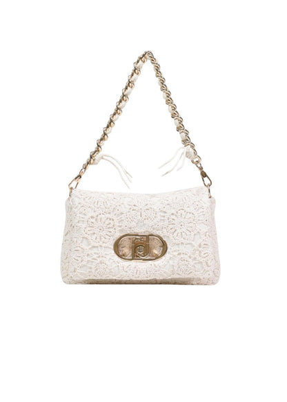 Liu Jo Damenhandtasche Beige mit Schultergurt und Knopfverschluss