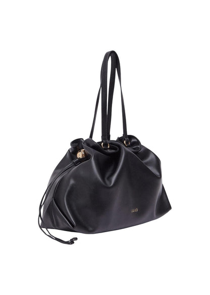 Borsa Donna Liu Jo Nera a Mano con Chiusura a Lacci