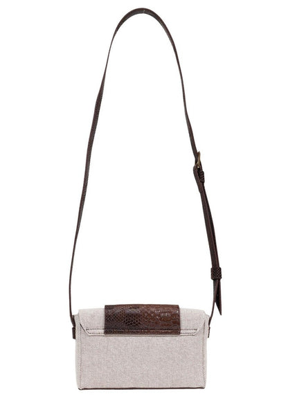 Borsa Donna Replay Beige a Tracolla in Cotone