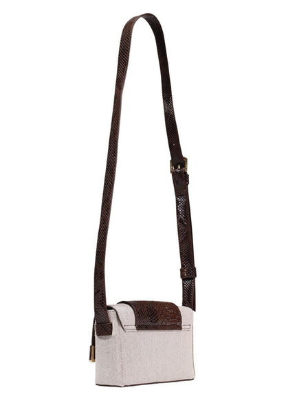 Borsa Donna Replay Beige a Tracolla in Cotone