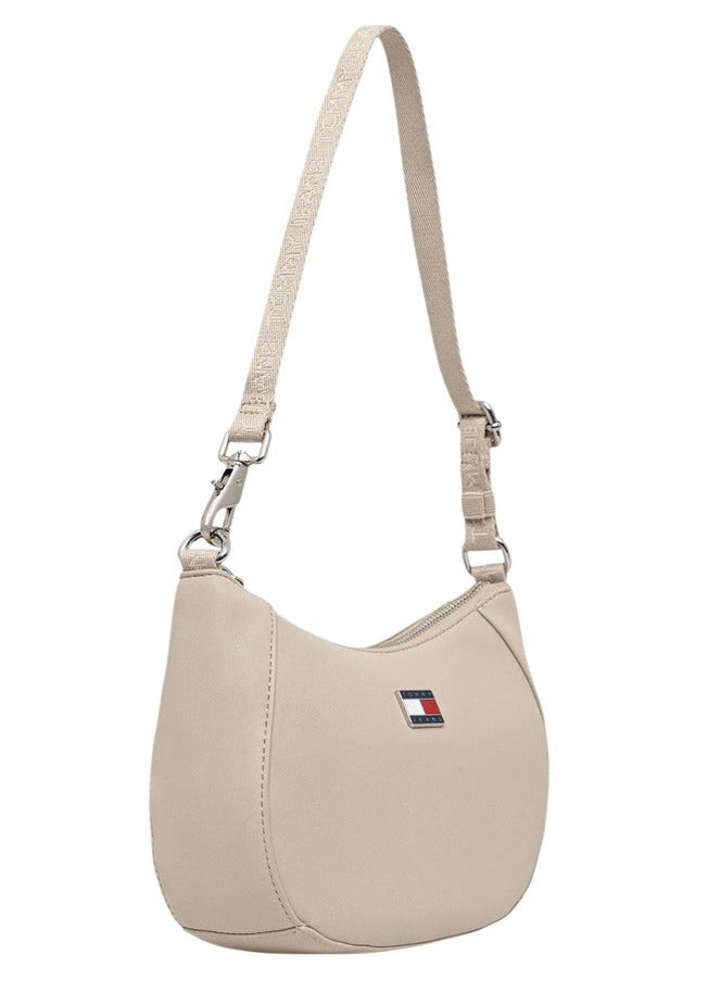 Borsa Donna Tommy Hilfiger Beige con Zip