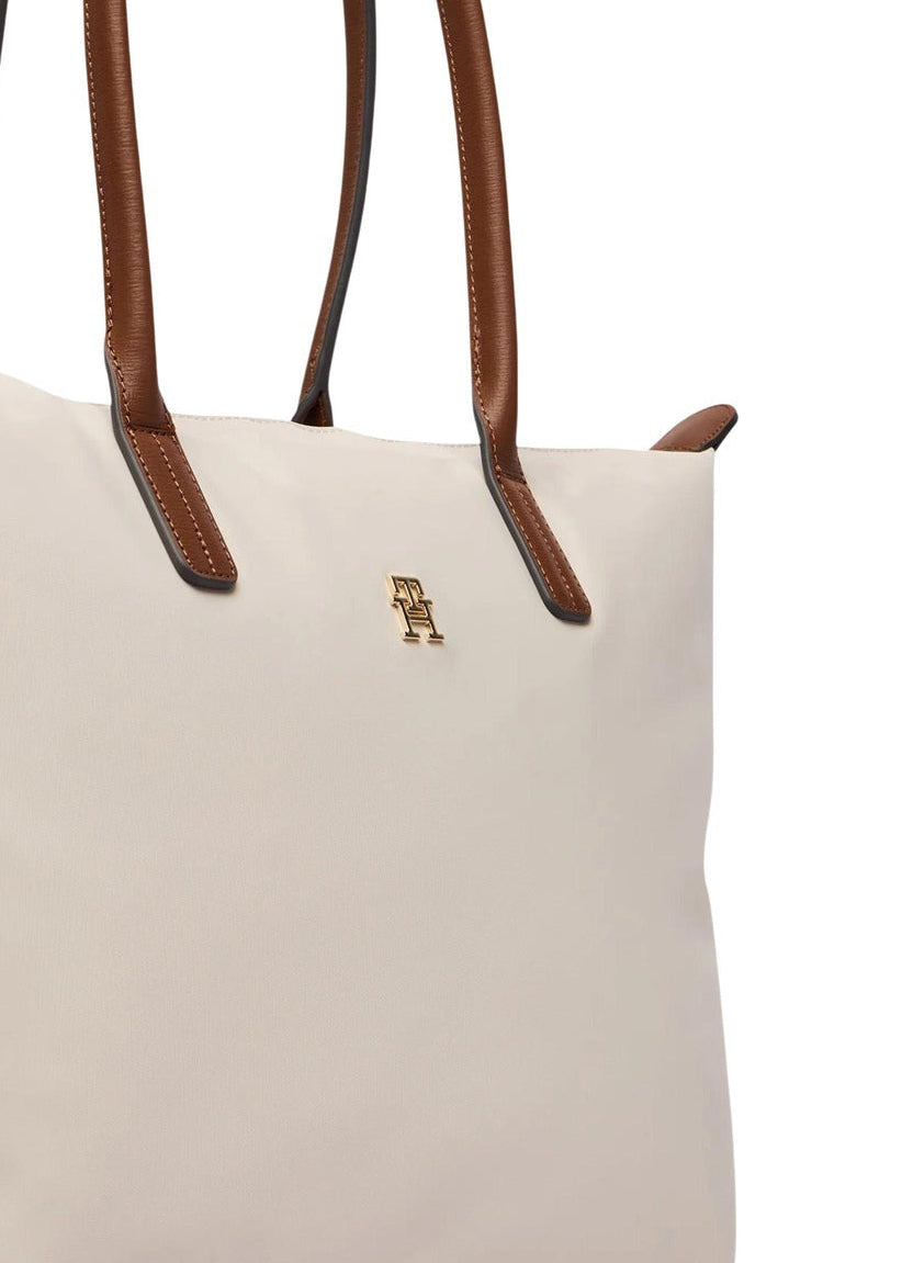 Borsa Donna Tommy Hilfiger Bianca Tote con Zip