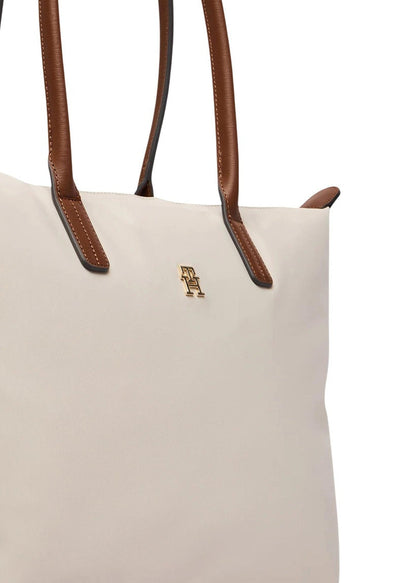 Borsa Donna Tommy Hilfiger Bianca Tote con Zip