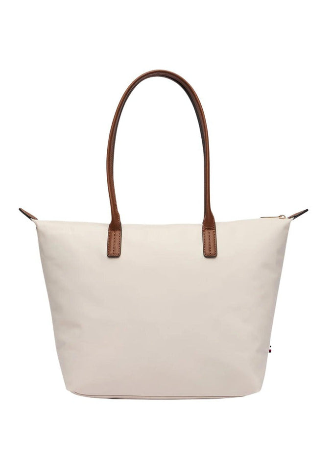 Borsa Donna Tommy Hilfiger Bianca Tote con Zip