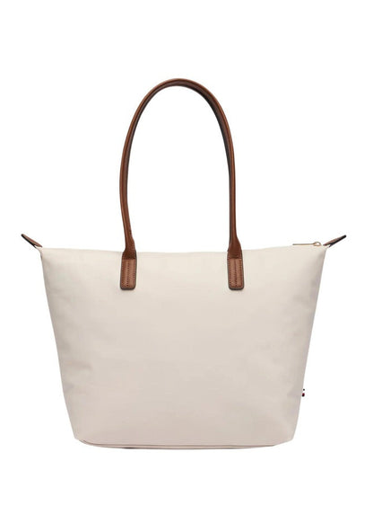 Borsa Donna Tommy Hilfiger Bianca Tote con Zip