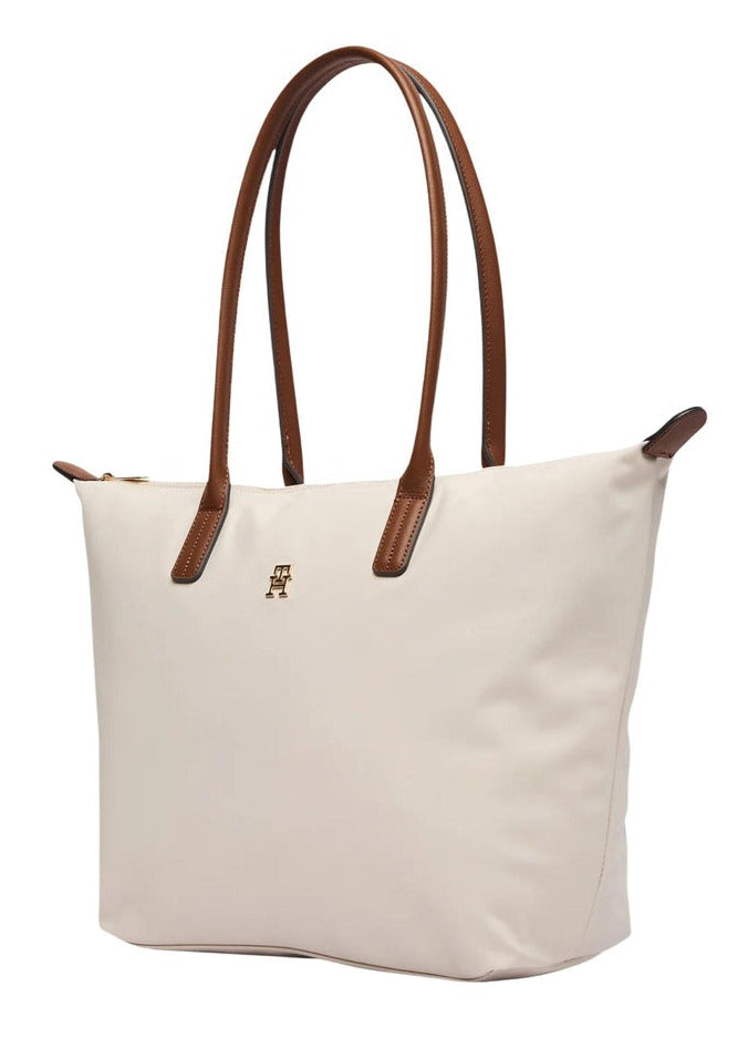 Borsa Donna Tommy Hilfiger Bianca Tote con Zip
