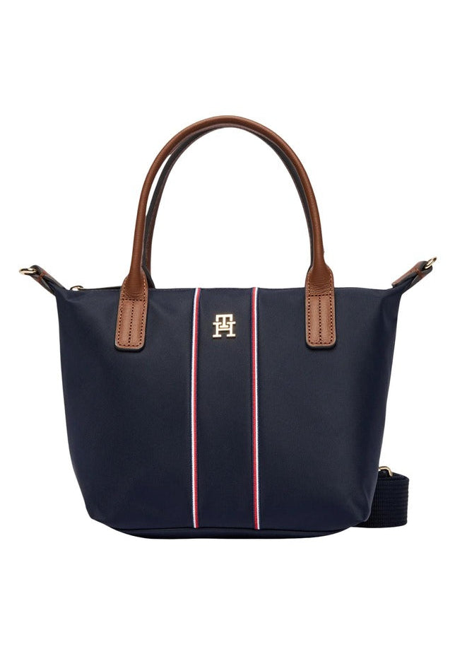 Borsa Donna Tommy Hilfiger Blu Mini Tote con Tracolla