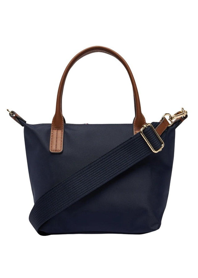 Borsa Donna Tommy Hilfiger Blu Mini Tote con Tracolla
