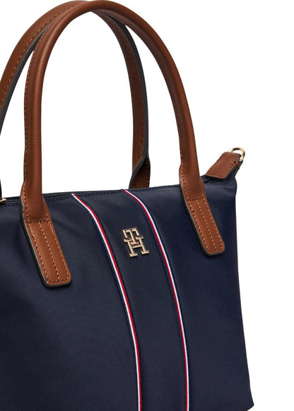 Borsa Donna Tommy Hilfiger Blu Mini Tote con Tracolla