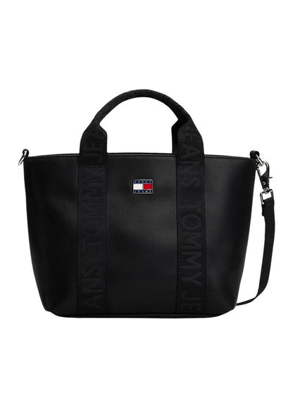 Borsa Donna Tommy Hilfiger Mini Tote Nera con Tracolla