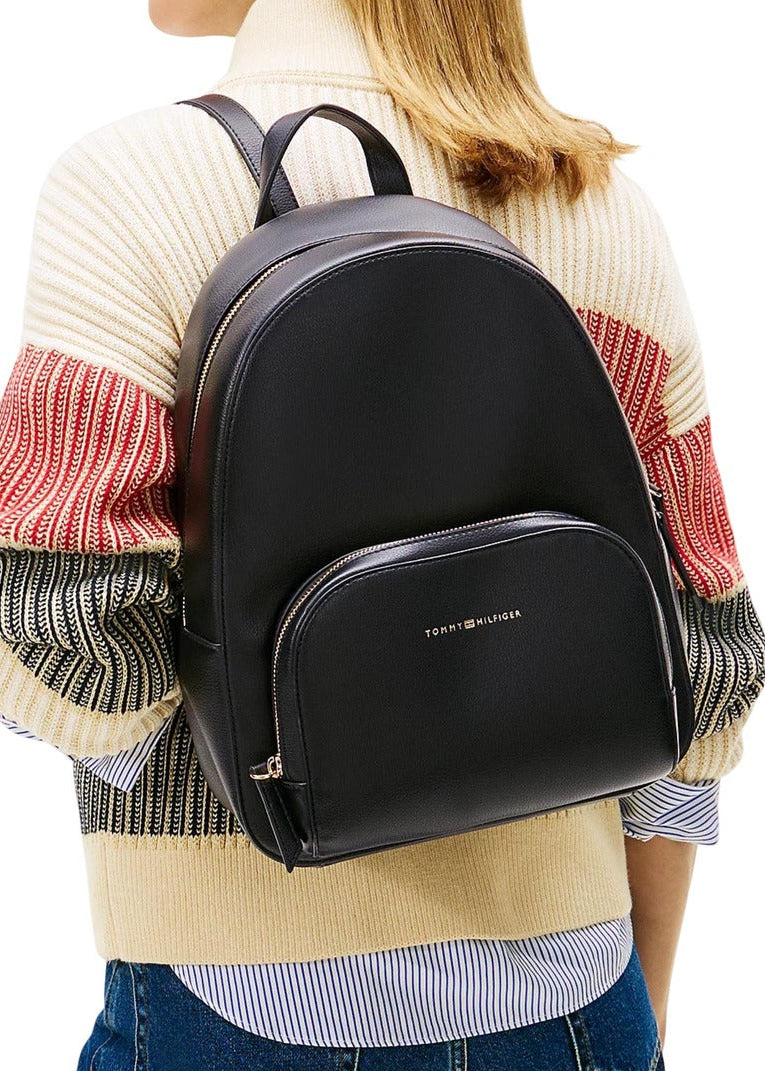 Zainetto Donna Tommy Hilfiger Nera con Logo
