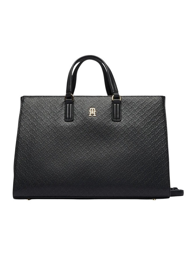 Borsa Donna Tommy Hilfiger Nera con Tracolla e Zip